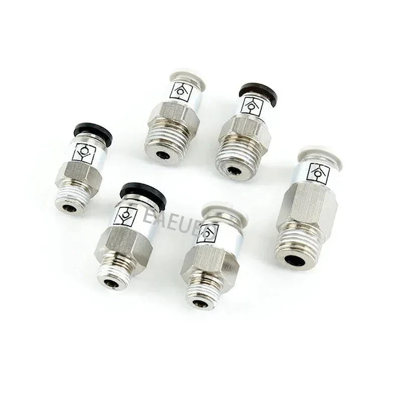 AKH Pneumatic Check Valve One-way Exhaust Valve Straight-through SPC8-02 VPC8-01 Prevents Air Backflow BSPT Thread 1/8 1/4 3/8