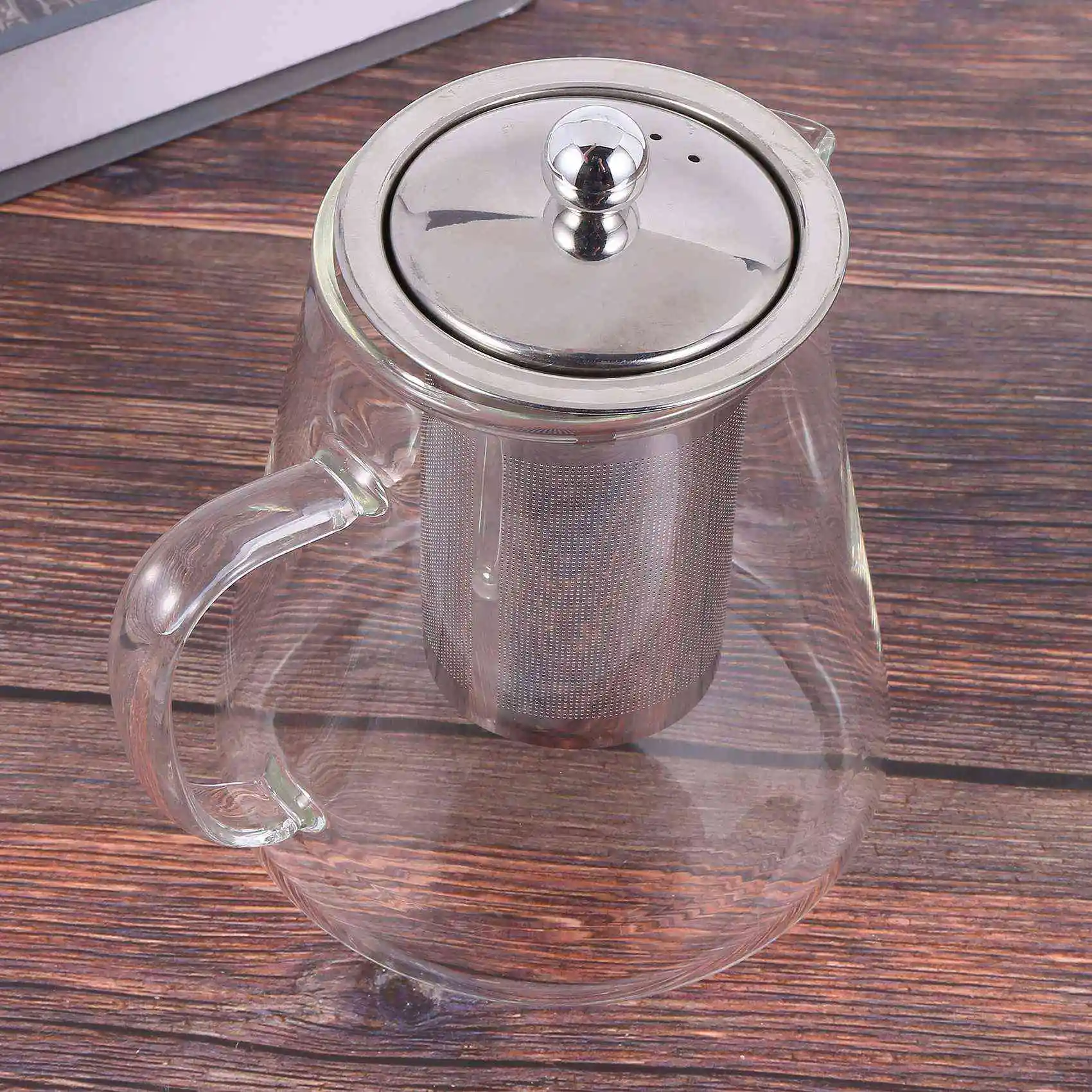 BHBD-2X Glass Teapot With Stainless Steel Removable Infuser For Loose Leaf Tea, Bonus Tea Kettle & Infuser Coaster, 950Ml