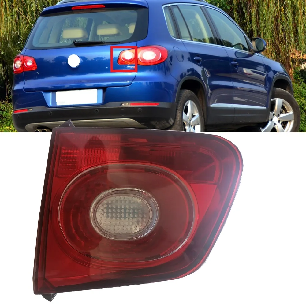 

Roavia для VW Tiguan 2009 2010 2011 2012, внутри, задний стоп-сигнал, задний фонарь, стоп-сигнал, задний фонарь, задний фонарь, фара