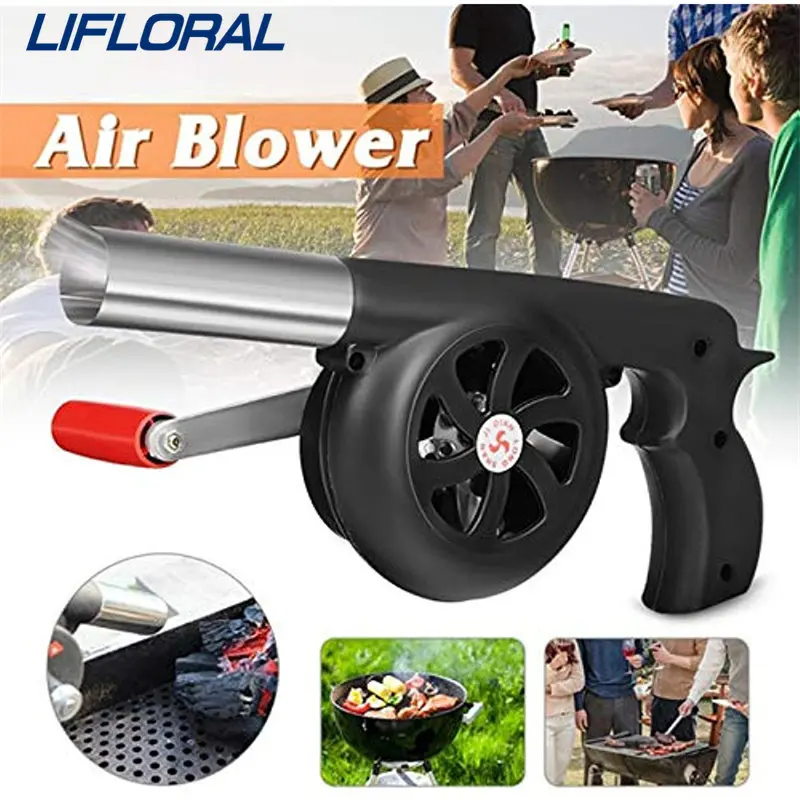 Small Hair Dryer Outdoor Barbecue Quick Ignition Accessories Tools Hand Blower Household Hand Portable Barbecue Blower Gadgets