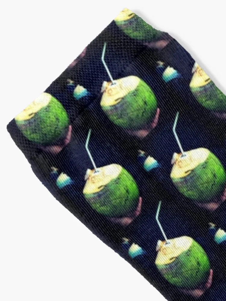 Coconut Water, Miami Socks summer with print Ladies Socks Men's