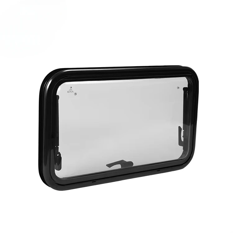 

High Strength Acrylic RV Window Optional Pleated Louver Motorhome Window Blinds Caravan Window For Camper