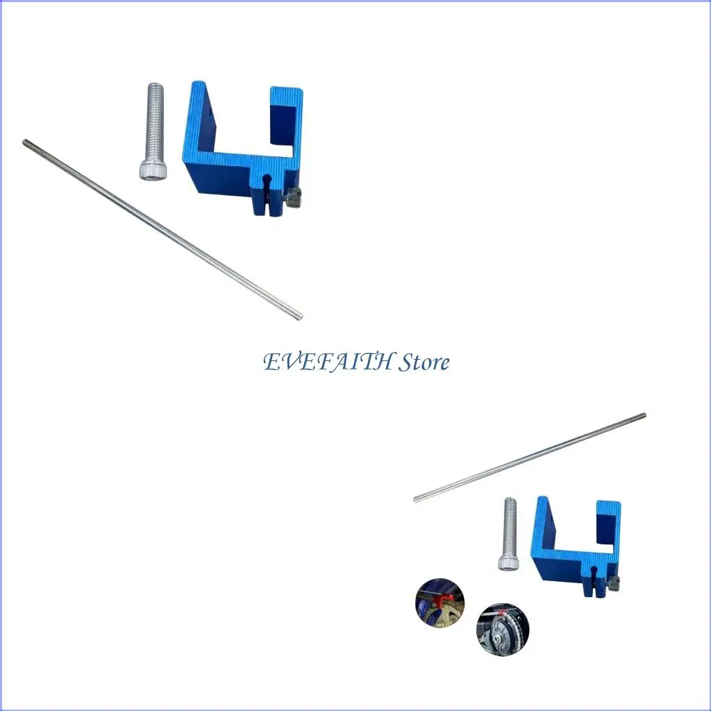 

124B Эффективная система измерения выравнивания звездочек, подходящая для мастерских по ремонту мотоциклов и любителей DIY, на