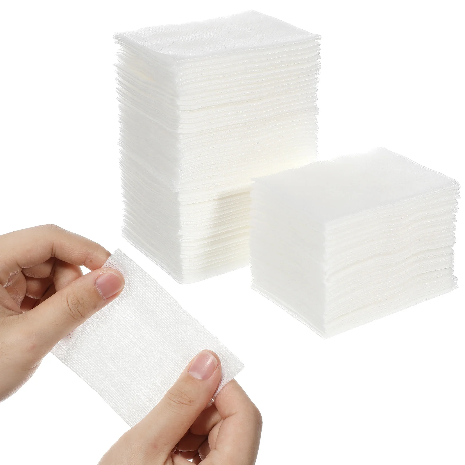 عبوتان من وسادات القطن القابلة للتمدد لإزالة مكياج الوجه وأقنعة الوجه المضغوطة الرطبة بحجم السفر #5