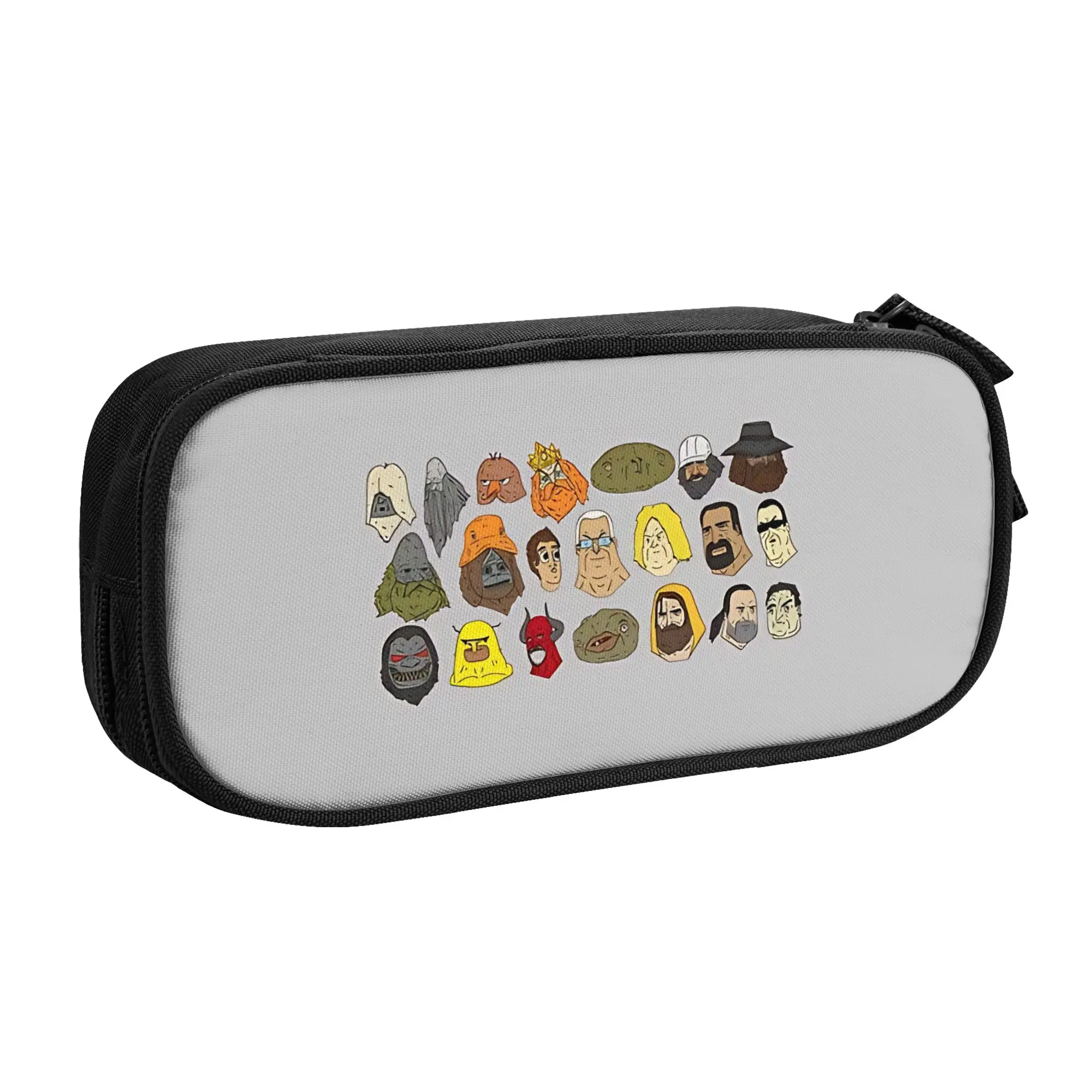 1 piece Lightweight cartoon orangutan Pencil Case Boys Pen Bag The Big Lez Show Office Stationery Bag