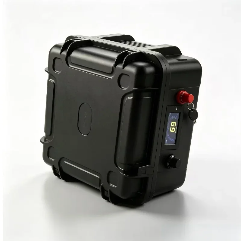 24V LiFePO4 Deep‑Cycle Lithium Storage Battery 50Ah‑200Ah Integrated Smart BMS, Reliable Power Supply for Fishing Boat Trolling