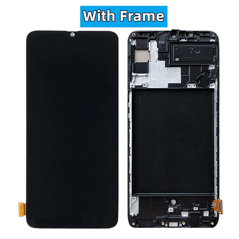 Pantalla LCD A70 A71 A72 para Samsung Galaxy A70 A705 A705F A705MN montaje de digitalizador con pantalla táctil para Samsung A71 A715 A72 A725