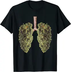 Funny Weed Lung  Bud T-Shirt - THC Lung TShirt T-Shirt Hot Sale Student Top T-shirts Cotton Tees Printed