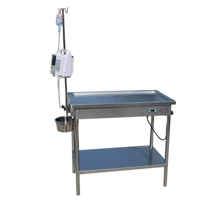 Hospital Pet Equipment Veterinary Treatment Table Veterinary Examination Operation Tables With Heating Function