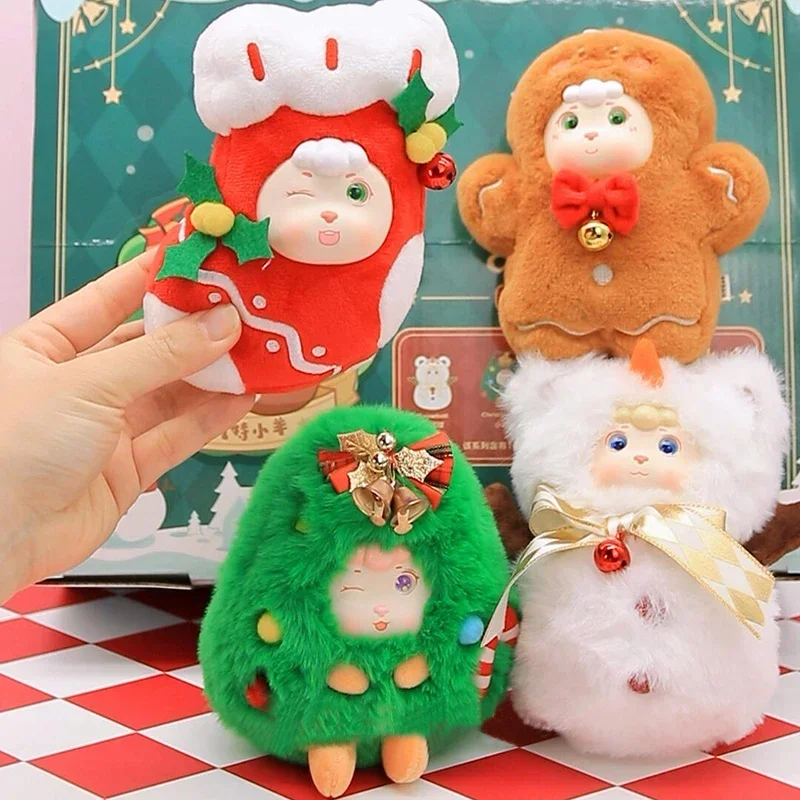 

Figure Genuine Bestie Lamb Fantasy Christmas Series Plush Mystery Blind Box Vinyl Doll Bag Pendant Christmas Birthday Toy Gift