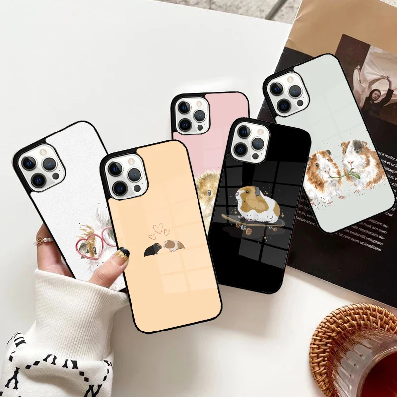 Guinea Pig Hamster Cute Phone Case Magnetic for iPhone 15 16 14 13 Pro Max 11 12 Mini Magsafe Wireless Charging Cover