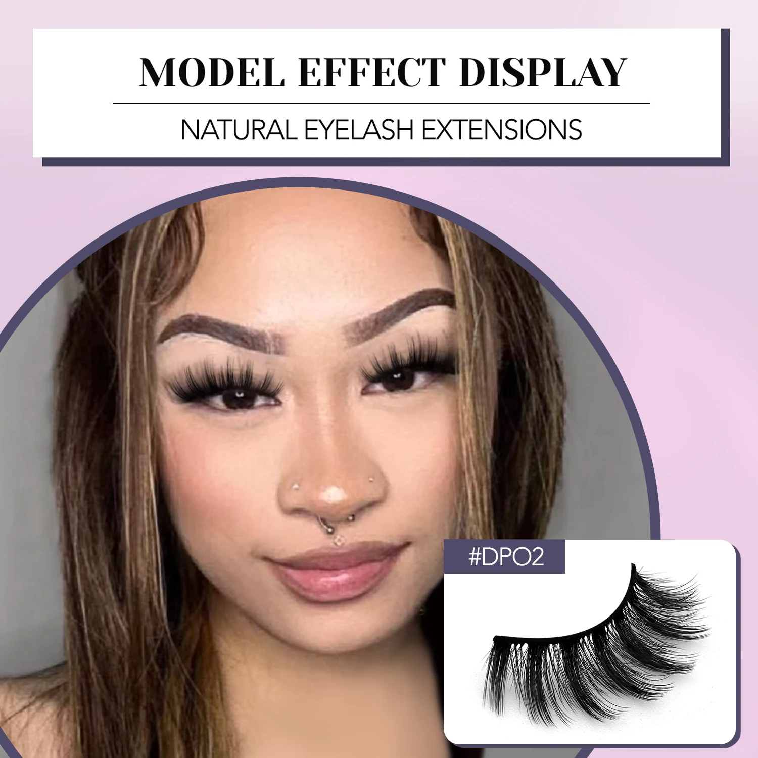 3D Mink Soft False Eyelashes, Natural Look