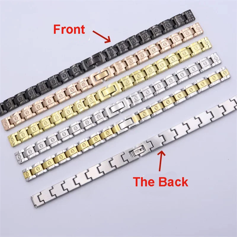 

Solid Stainless Steel Replace Watchband for Small Watch Small Size 8mm 10mm Watch Strap Bracelet suitable for any brand