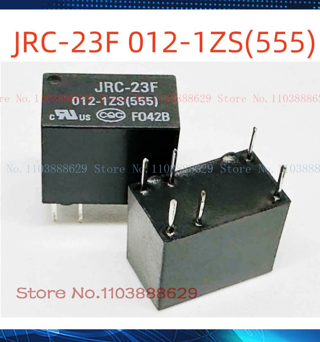 JRC-23F 012-1ZS(555)/005-1ZS(555) 23F-12V/5V