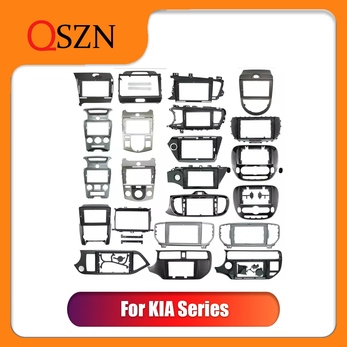 Car radio Frame Fascia For KIA Soul/K2/K3/Rio3/FORTE/ accent/K5/SPORTAGE/KX5 Trim Panel Dashboard Mount Kit 2 Din Installation