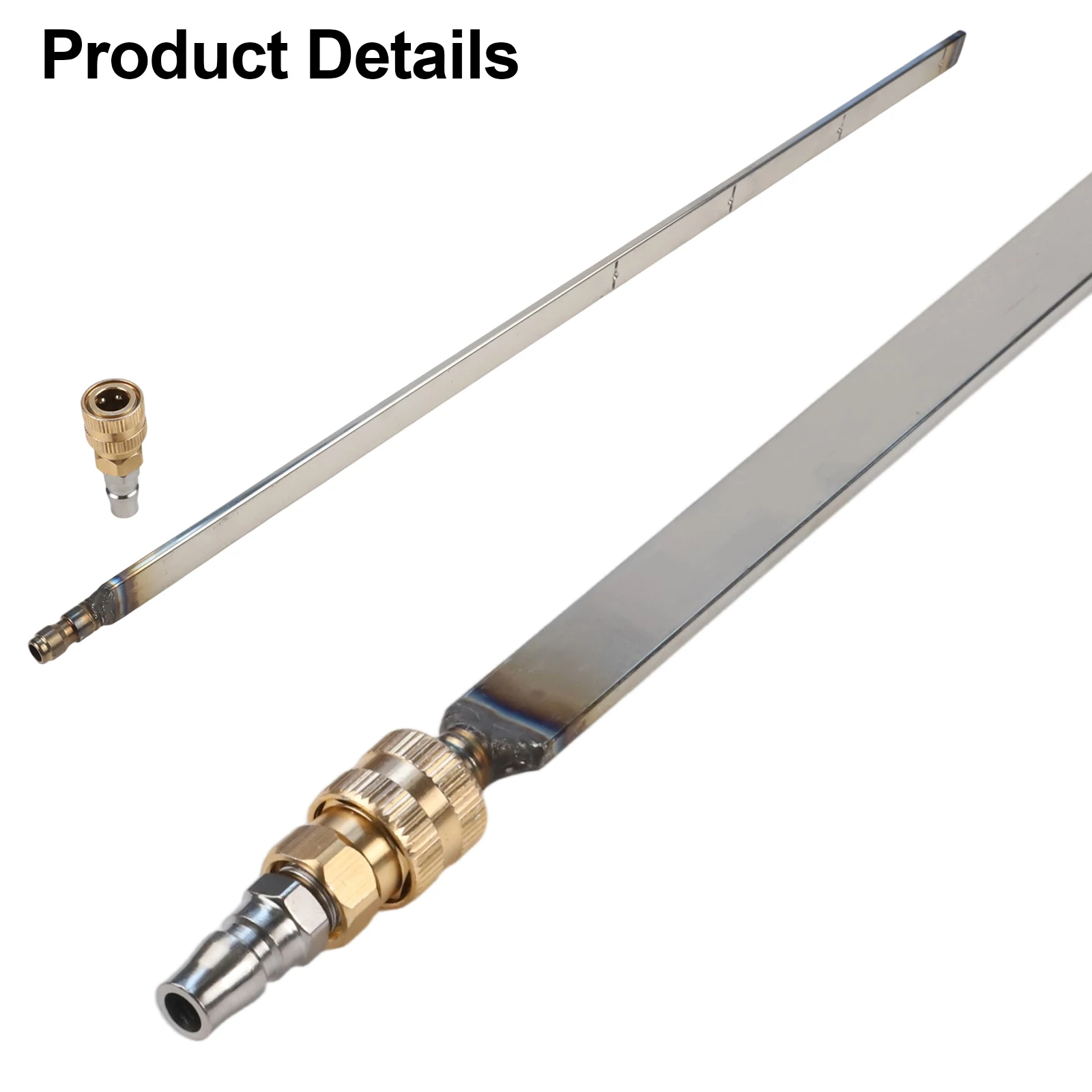 Car Cooling System Radiator Cleaner For Water Tank And Condenser Service- Steel 60cm Pole With Optional Tracheal Quick Connect