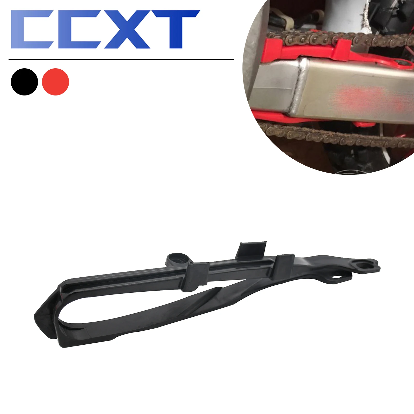 

Мотоциклетный красный и черный резиновый маятник цепи ползунок направляющая для CRF450R CRF250R CRF450X CRF250X CR250R CR125R 2000-2013