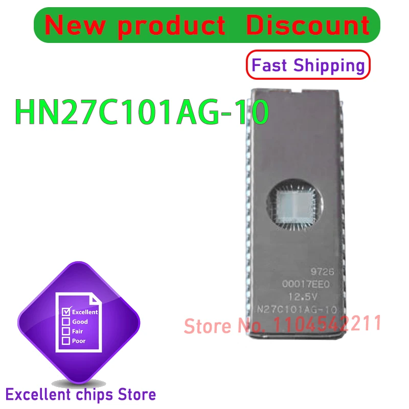 

2 шт./лот, новый оригинальный чип HN27C101AG-10 HN27C101AG DIP-32