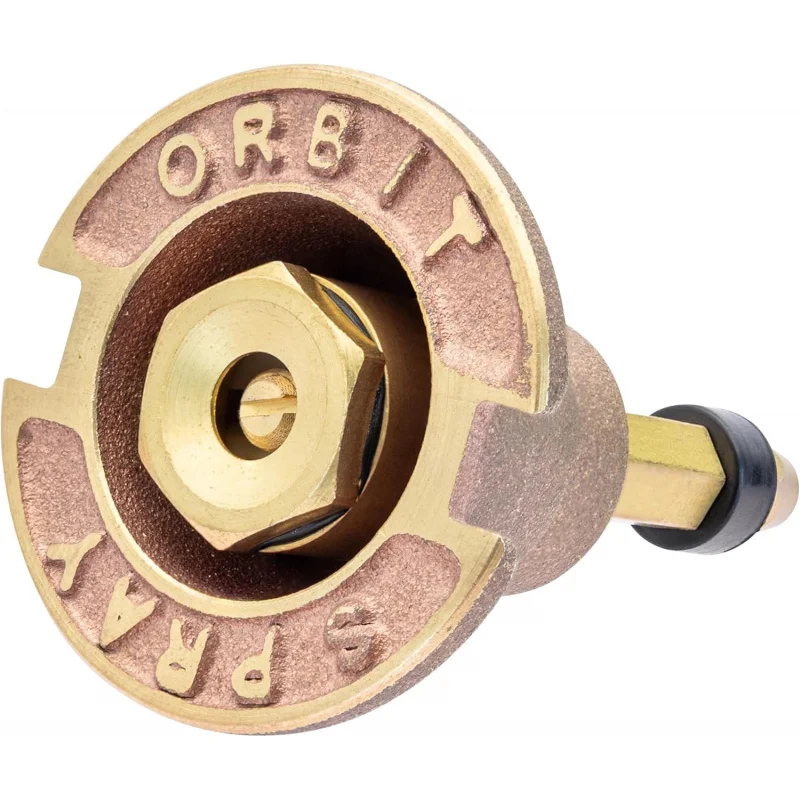 54070 Brass-Up Flush Sprinkler with Full Pattern Spray Nozzle