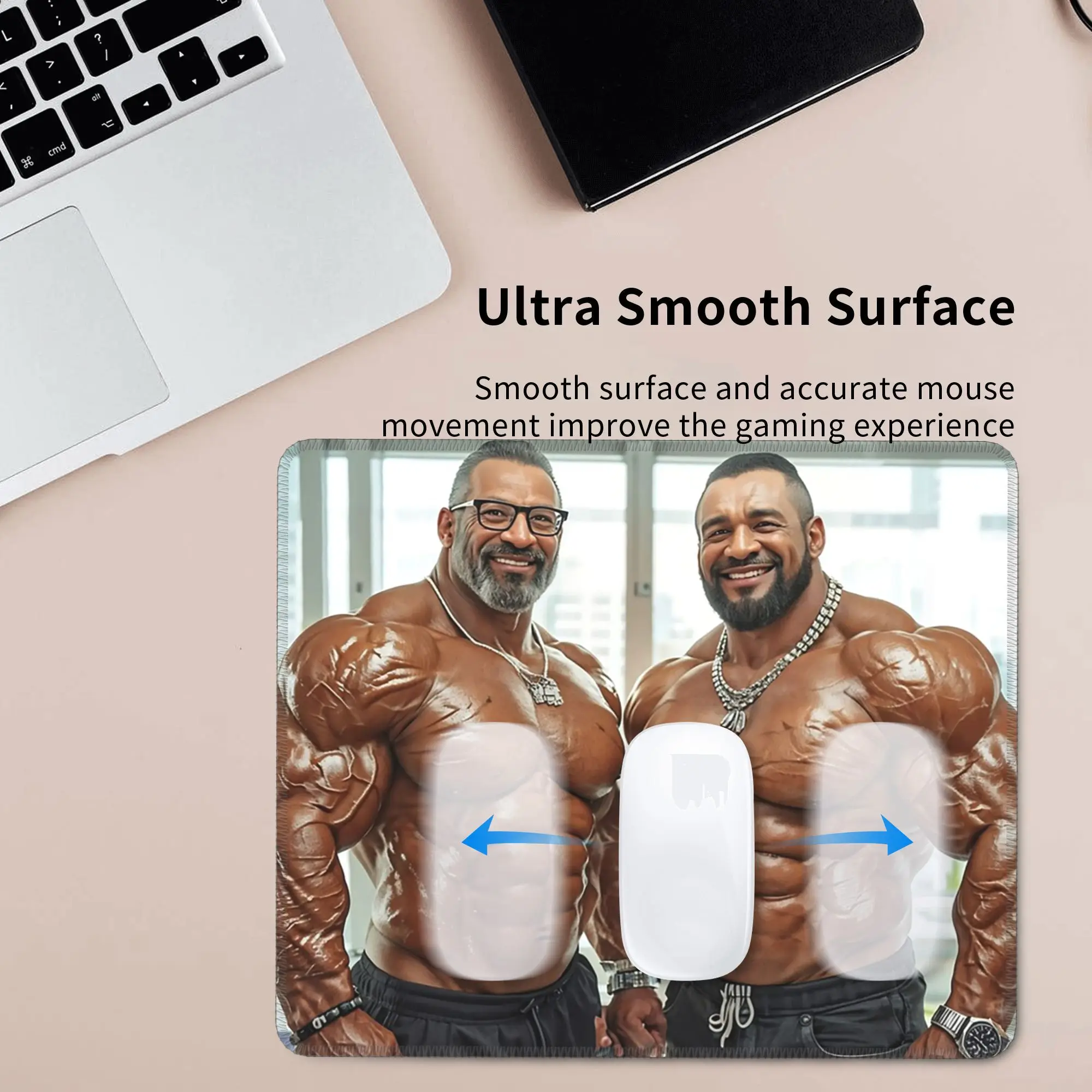 Alfombrilla de ratón para culturistas orgullosos, alfombrilla para teclado de ordenador, alfombrilla para ratón, Gamer, PC, portátil, escritorio, accesorios de oficina, alfombrillas para mesa