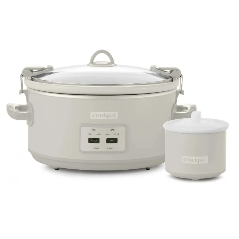 

Crockpot® 7-Quart Cook & Carry® Slow Cooker, Mushroom