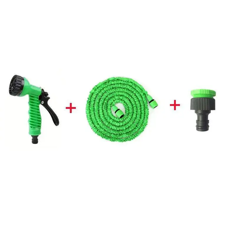 25FT-100FT Ausziehbarer Flexibler Gartenschlauch Gartenbedarf Hochdruck-Autowäsche 7 Wassersprühfunktionen Wasserpistole – Detail 8