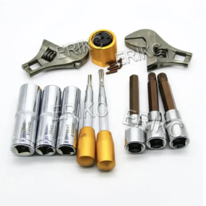 

Инструменты для снятия форсунок E1024049 Комплекты для ремонта форсунок дизельного топлива Сборка Разборная гайка Ключ