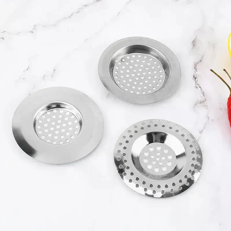 

2pcs Stainless Steel Sink Strainer Plug, Multifunction Drain Cover Filter For Home Bathroom, Home Essentials, Bathroom Tools