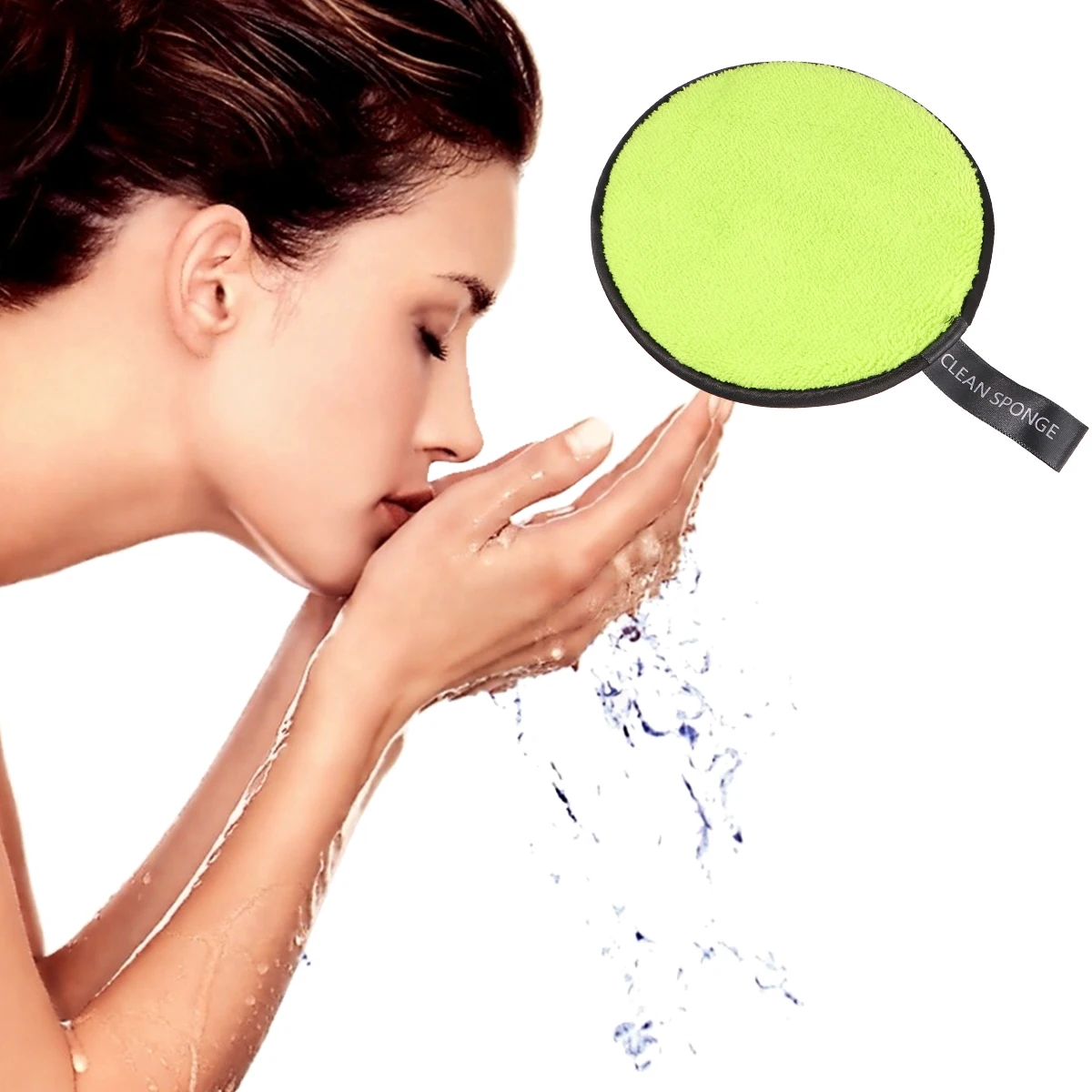 

3pcs Makeup Facial Puff Soft Cleansing Pad Reusable Powder Puff Makeup Removal Pad Supplies For Women