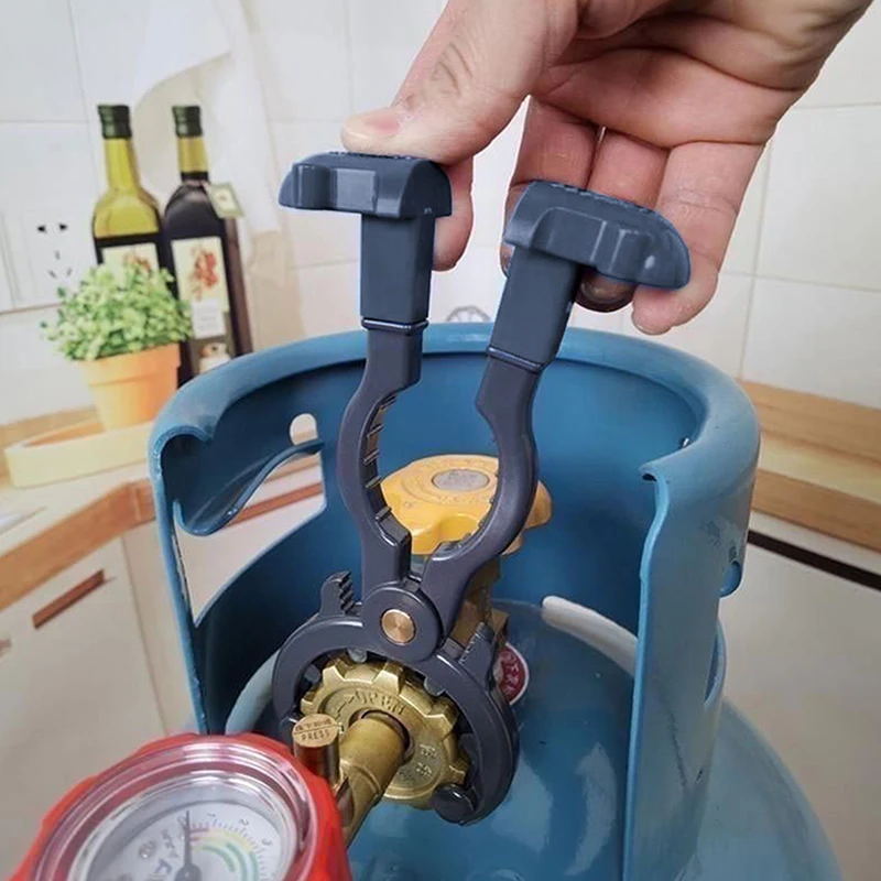 Kunci Pas Katup Gas Baru Kunci Pas Katup Pengurang Tekanan Tangki Bensin untuk Alat Kepala Botol Gas Pembongkaran Khusus Gas Cair