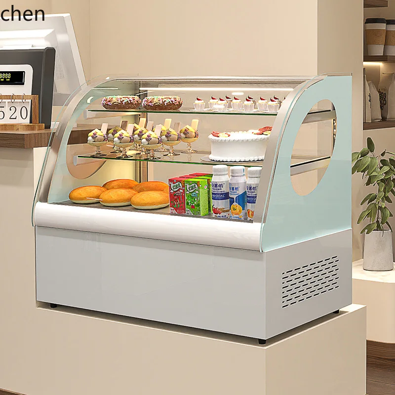 

Холодильная витрина ZS для десертов и фруктов, настольная, для бара, коммерческая