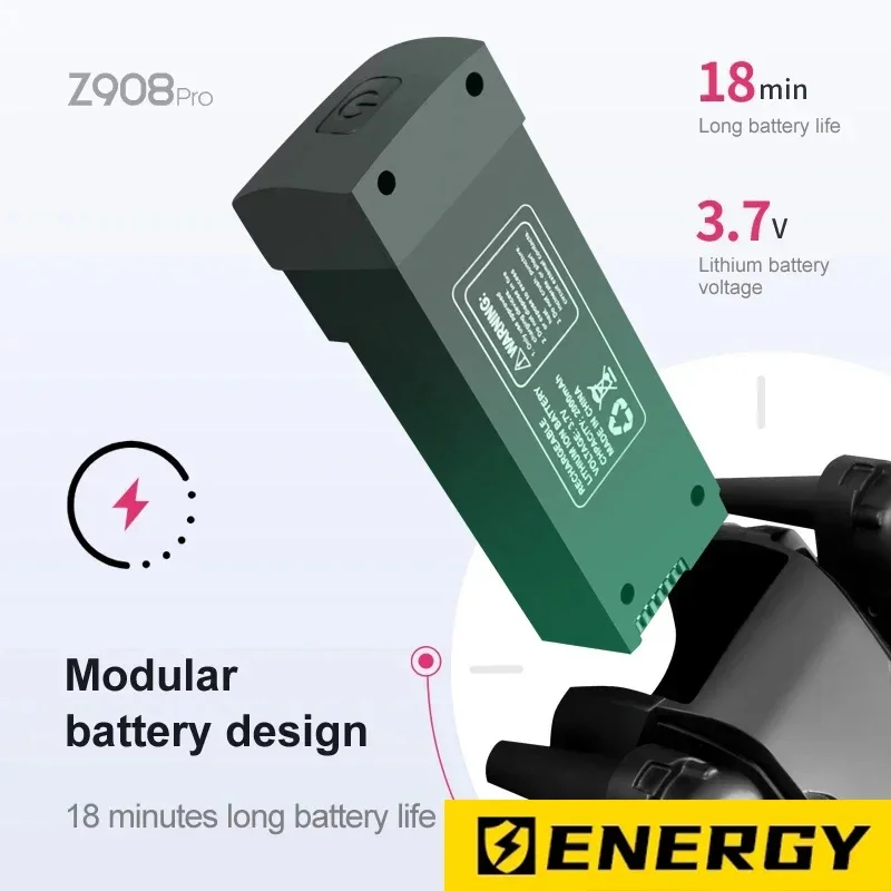 Z908\\PRO\\MAX 2000mAh Battery RC Drone Battery Accessory 3.7V For Z908Max/Z908Pro/Z908/KF610 3.7V Battery 1/2/3/5/10Pcs