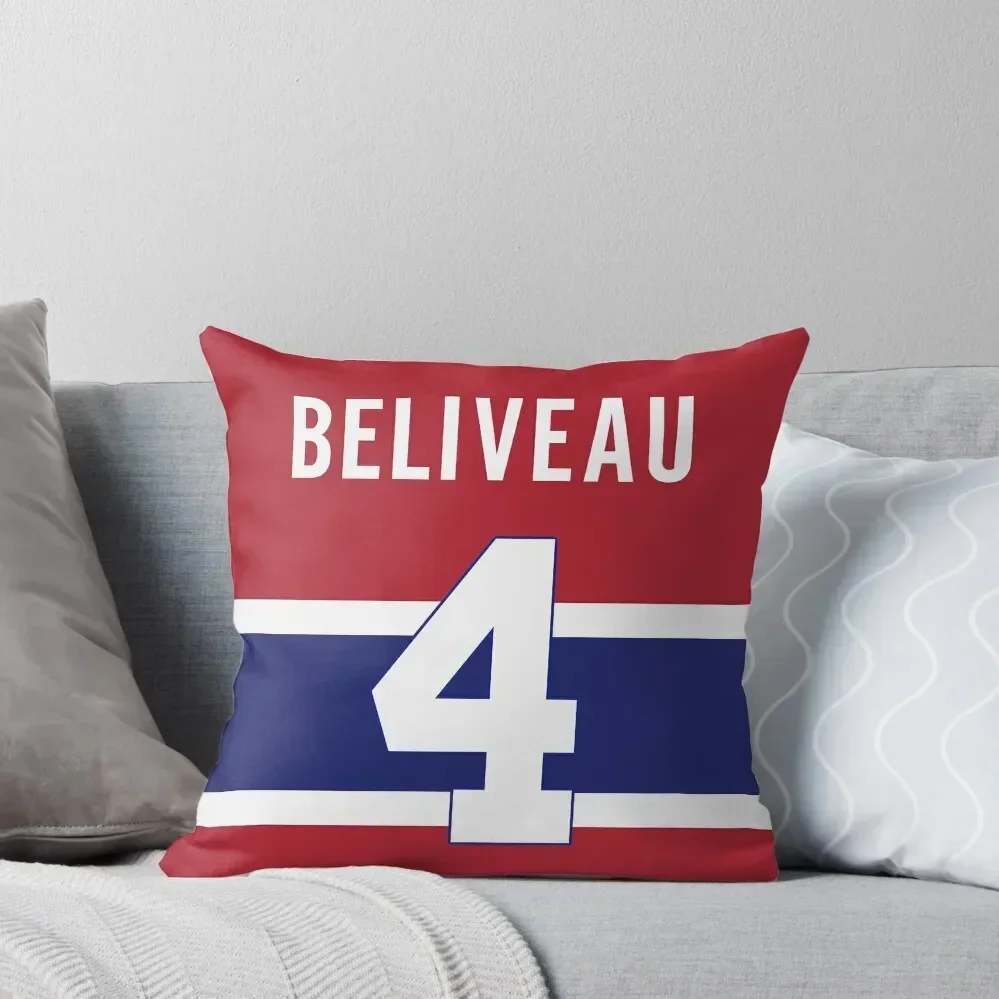 

Jean Beliveau Throw Pillow New year Couch Pillows Ornamental Pillow Pillow Case Christmas