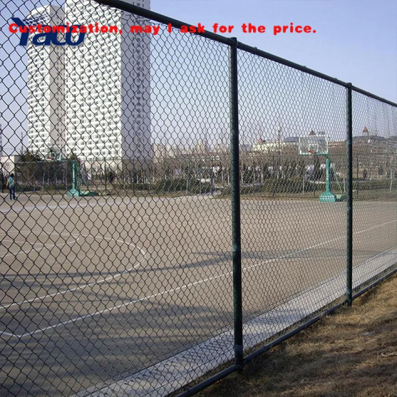 custom.Malaysia Black Color Vinyl Pvc Coated Chain Link Fence with Post 4 6 ft 8 Foot Heights Tennis Court