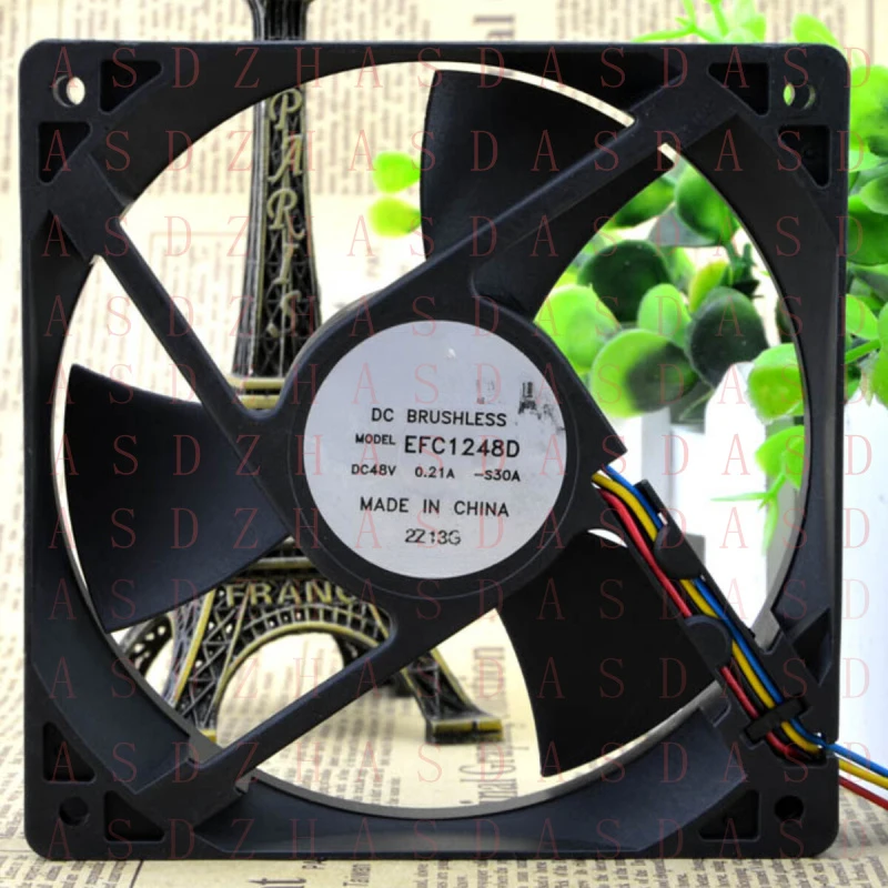 

Вентилятор охлаждения для промышленного шасси Z для DELTA EFC1248D 12025 12 см 48 В 0,21 А 4-проводной PWM