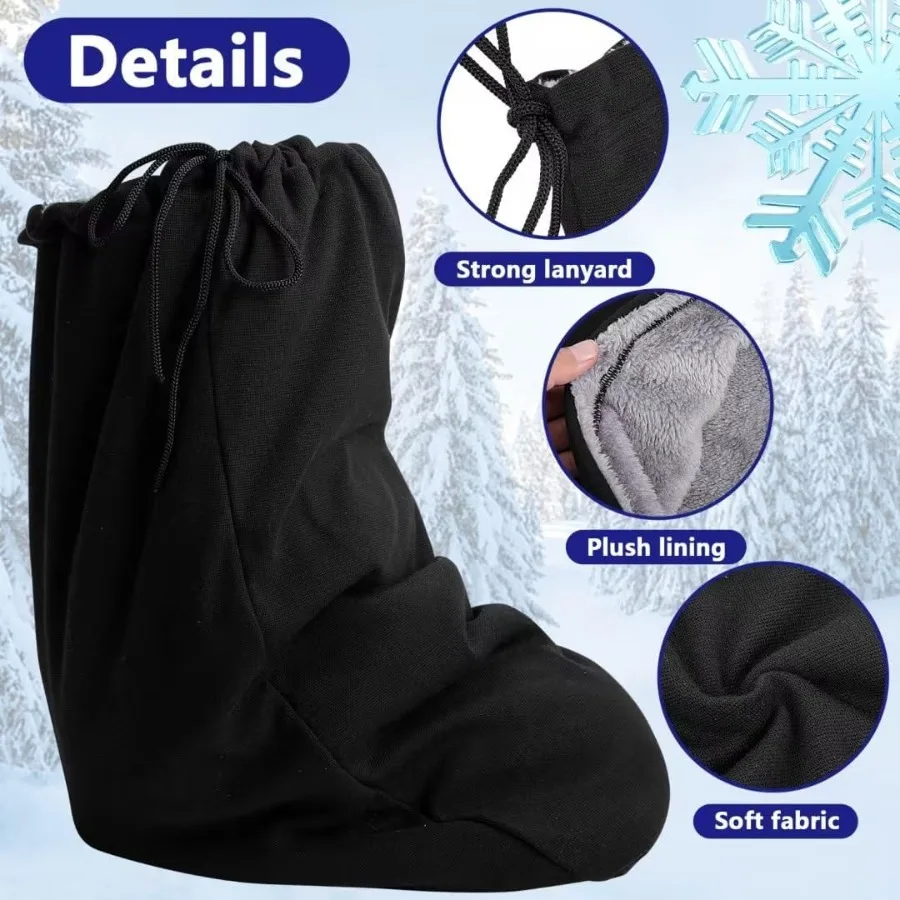 21 x 12,5 Copri gamba sotto il ginocchio con protezione calda del piede - Manicotto per calza in gesso impermeabile per uso quotidiano Ideale per