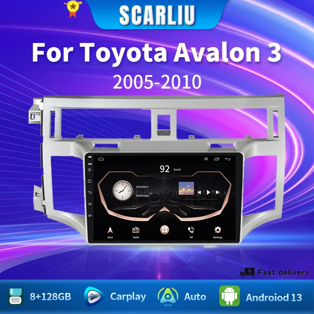 

For Toyota Avalon 3 2006-2011 Car Radio Stereo Multimedia Video Player Navigation GPS Android No 2din 5G WIFI BT Android Car DVD