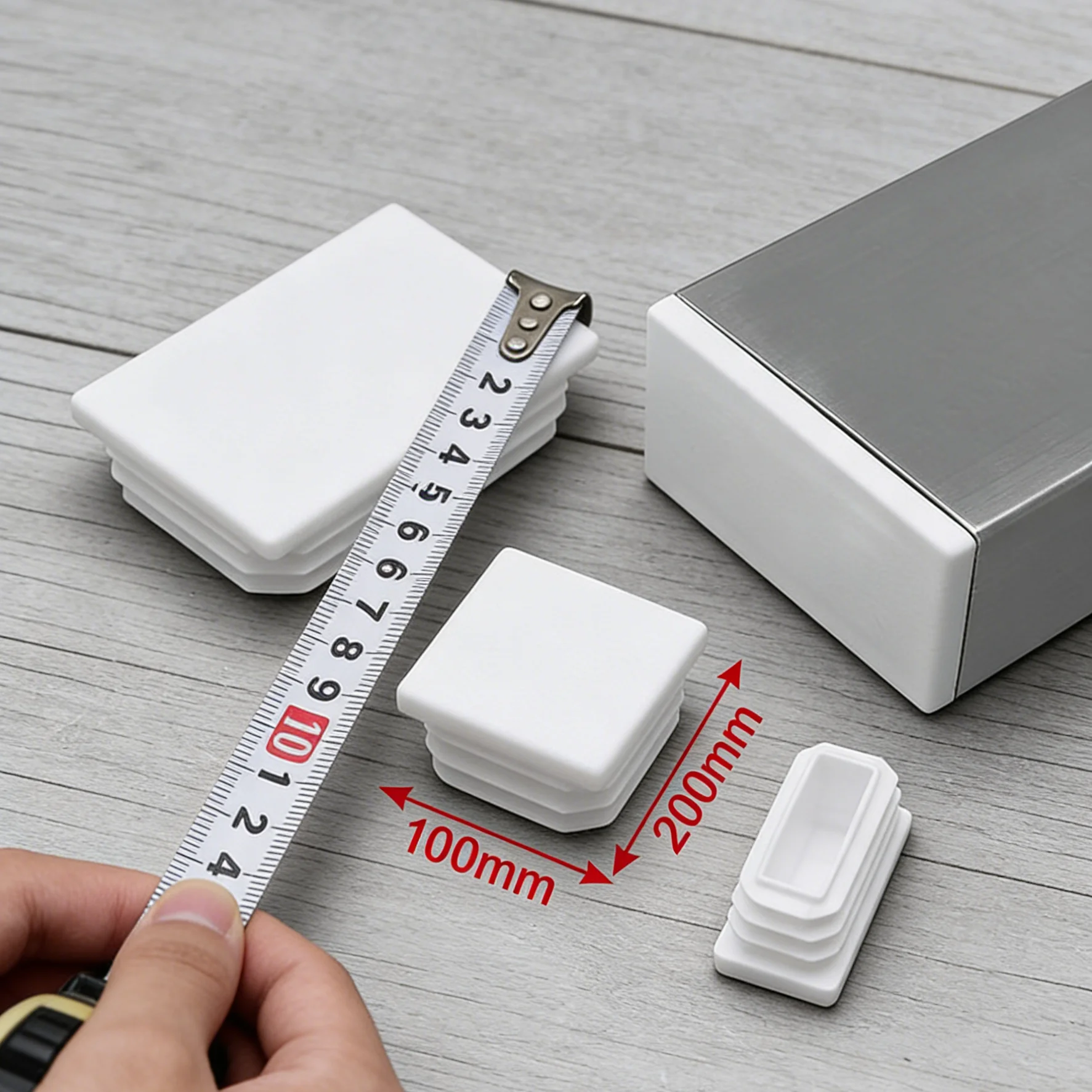 

Square Rubber Chair Ferrules Anti-Scratch Floor Protectors Table Leg Caps Furniture Feet End Covers for Hardwood Floor Protectio