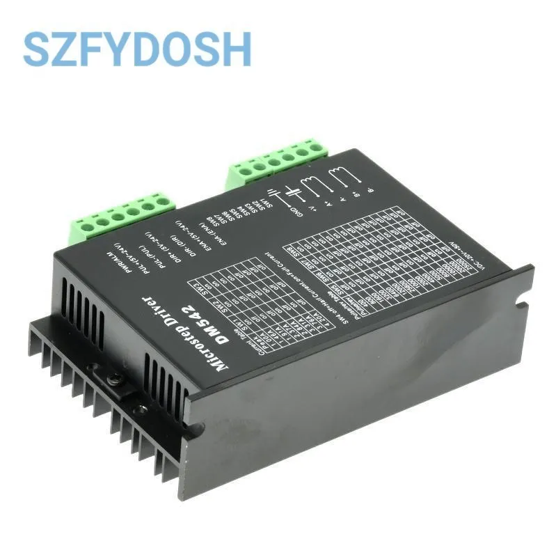 Imagem -04 - Digital Stepper Motor Driver Dm542 Dm556 Fase 4.0a 42 57 Controlador do Motor de Passo Nema17 Nema23 Nema34