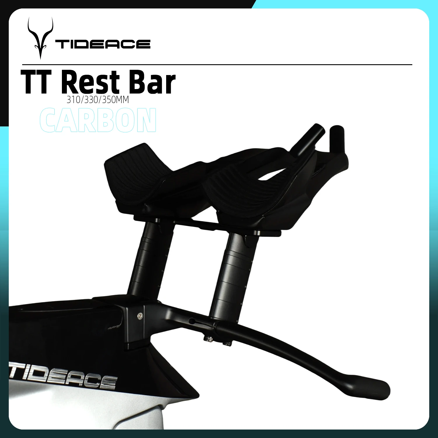 

Carbon Fiber Triathlon Rest Handlebars Aero Bars Triathlon Bike Extension Lightweight TT Handlebar