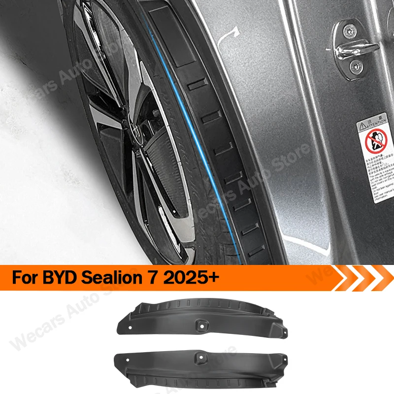 

Для BYD Sealion 7 2025 + подкладка заднего колеса, крыло, дверная панель заднего колеса, противообрастающая защита от грязи, защитные автомобильные аксессуары, 2 шт.