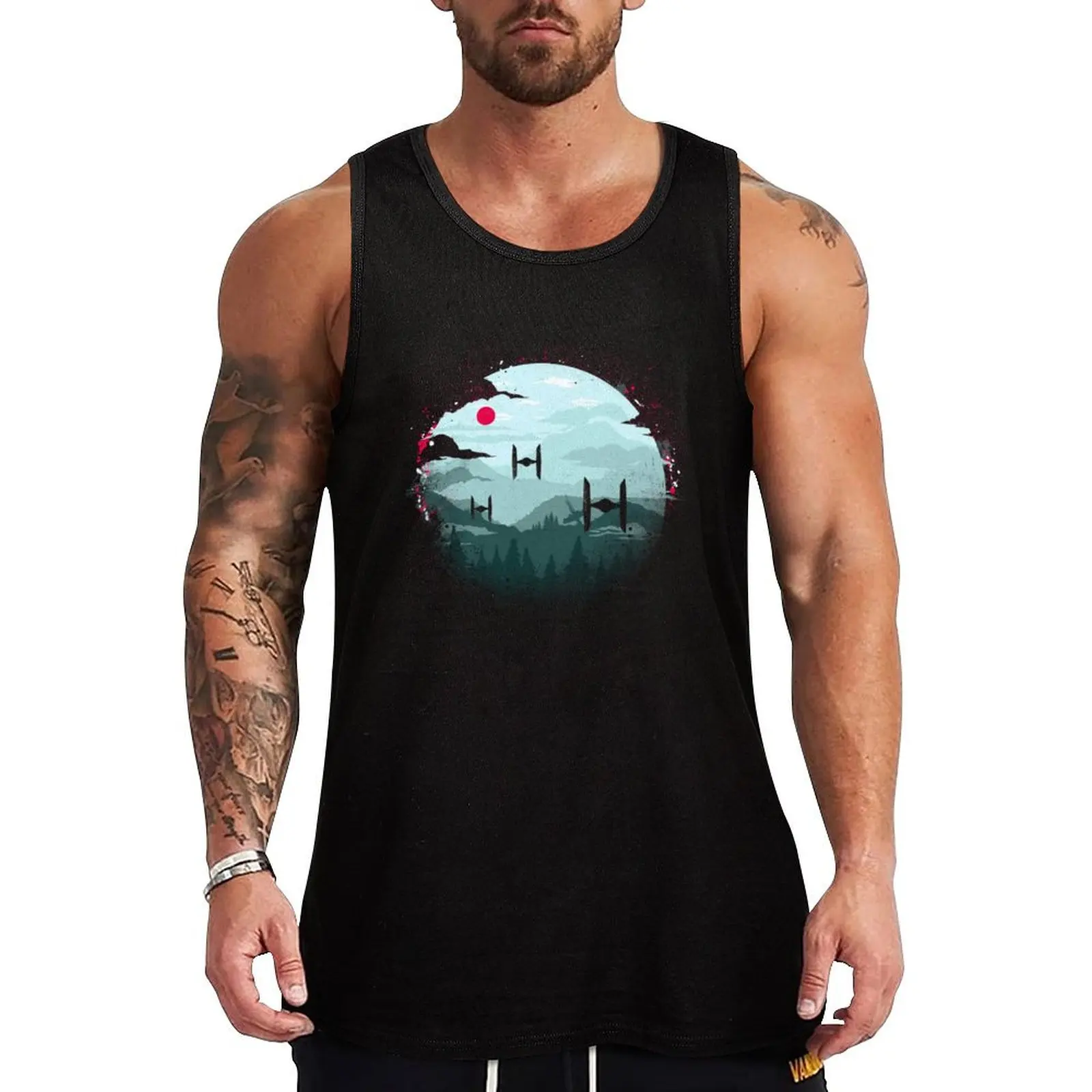 Tie Fighters At Dawn Classic Tank Top Working vest summer clothes for men fitness