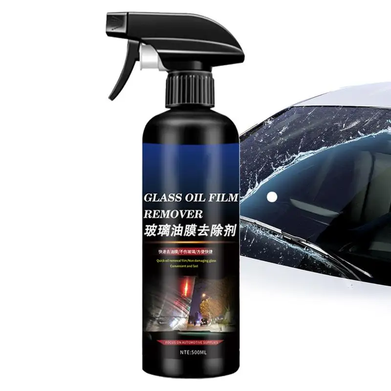 Car Windshield Oil Film Cleaner Rapid Ceramic Coating Fortify Car Wax Polish Spray Hydrophobic Intense Gloss Shine For Glass