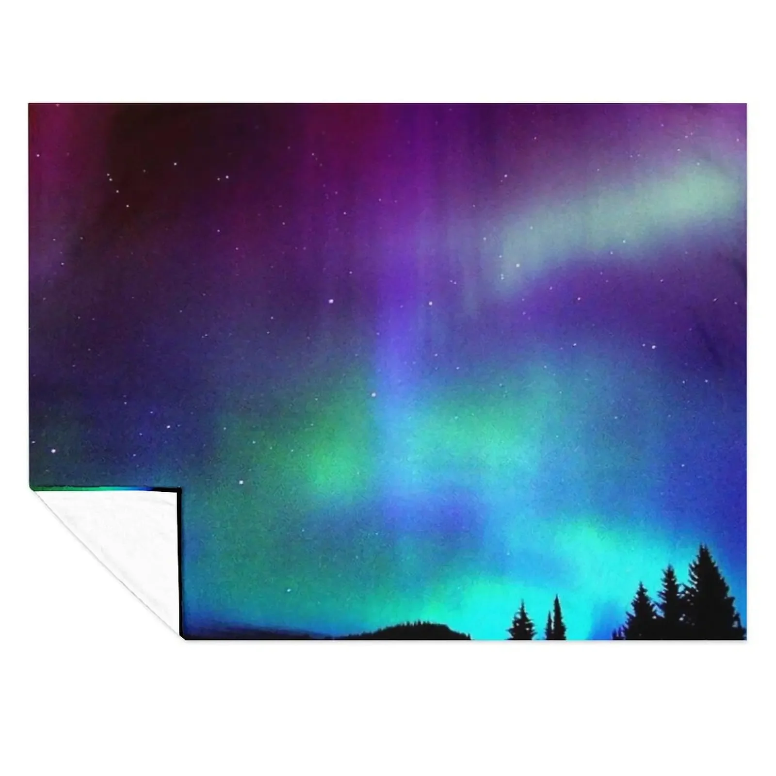 

Northern Lights Throw Blanket for sofa Nap Decorative Sofa Beautifuls Blankets