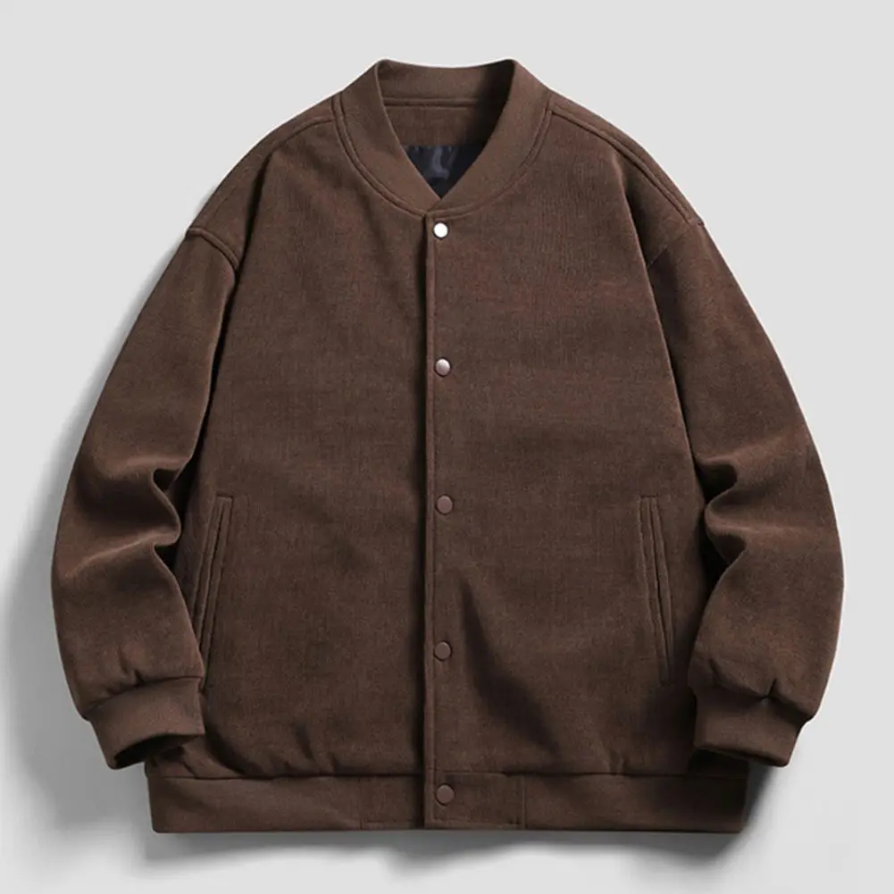 Spring And Autumn Fashion Oversized Baseball Jacket Loose Fit Baseball Jacket Spring Autumn Outerwear Casual Winter Jacket