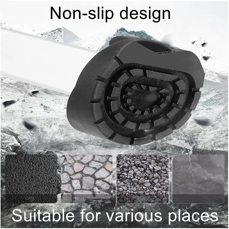 

Multi functional anti slip walking cane chair, lightweight folding elderly cane chair