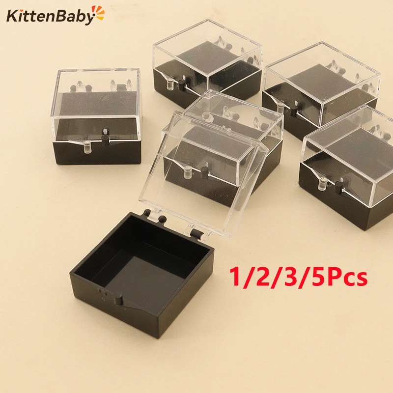 

1/2/3/5Pcs 1/12 Dollhouse Mini Plastic Storage Box Model Dollhouse Cake Food Case Decoration Dolls House Pretend Play Toys