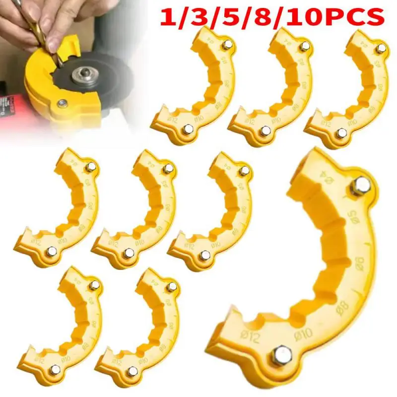 1/3/5/10Pcs 4-12mm Multipurpose Drill Bit Grinding Sharpener Polishing Grinding Tool Powered Tool Parts Applicable Angle Grinder