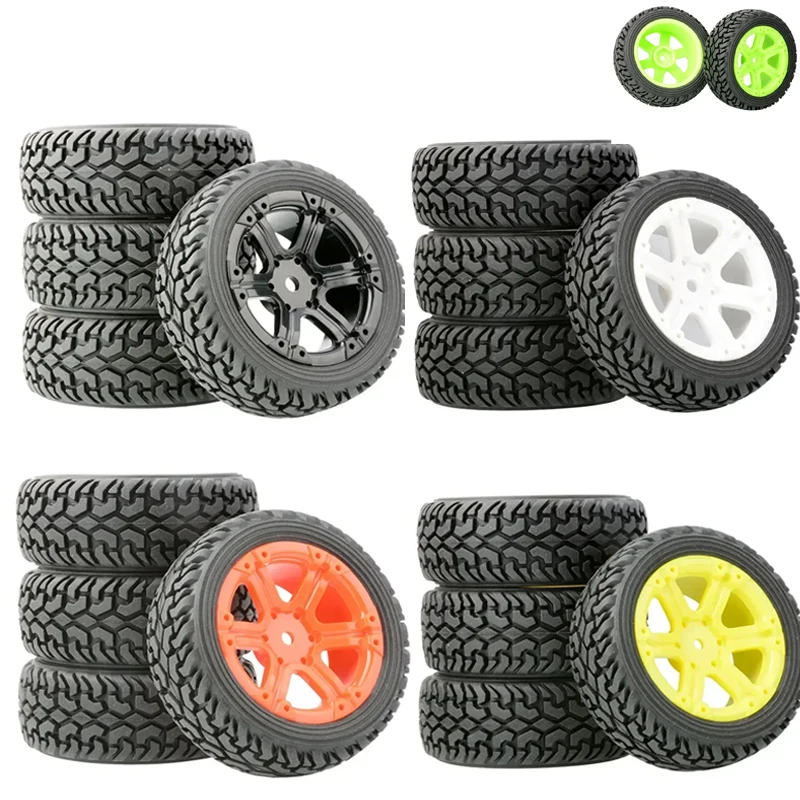 

75mm Upgrade Large Tires for 1/10 1/14 WLtoys 144010 144001 124017 Off-Road RC Car Upgrade Spare Accessories Widening Wheels