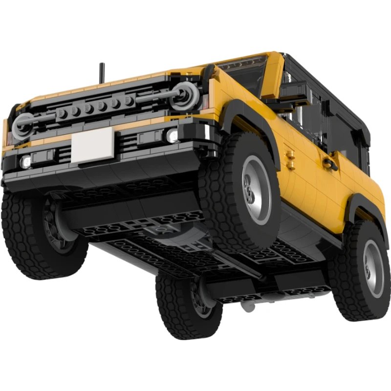 2-Door Off-Road SUV Building Block Set, Retro Hardtop Wilderness Car Model, DIY Assembly Blocks, Collectible Car Gift MOC-268569